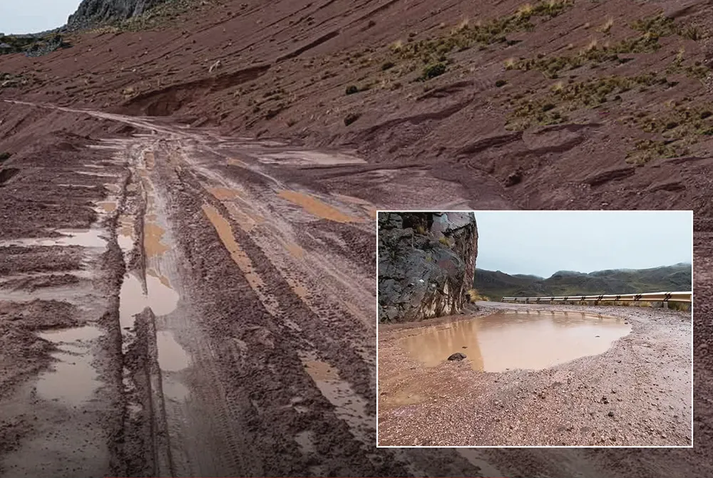 POR FALTA DE MANTENIMIENTO: CARRETERA HUANCAVELICA-VILLA DE ARMA-CHINCHA TODO UN PELIGRO