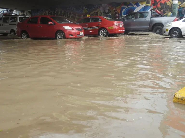 ¡UN GRAN PELIGRO ¡: MEDIA HORA DE LLUVIA Y GRANIZADA, ALARMA HUANCAYO