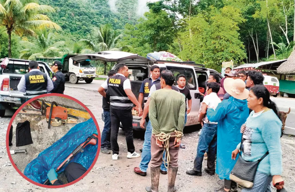 EN UNA MINIVAN: POLICÍA RESCATA A TRES PERSONAS QUE ERAN LLEVADAS AMARRADAS