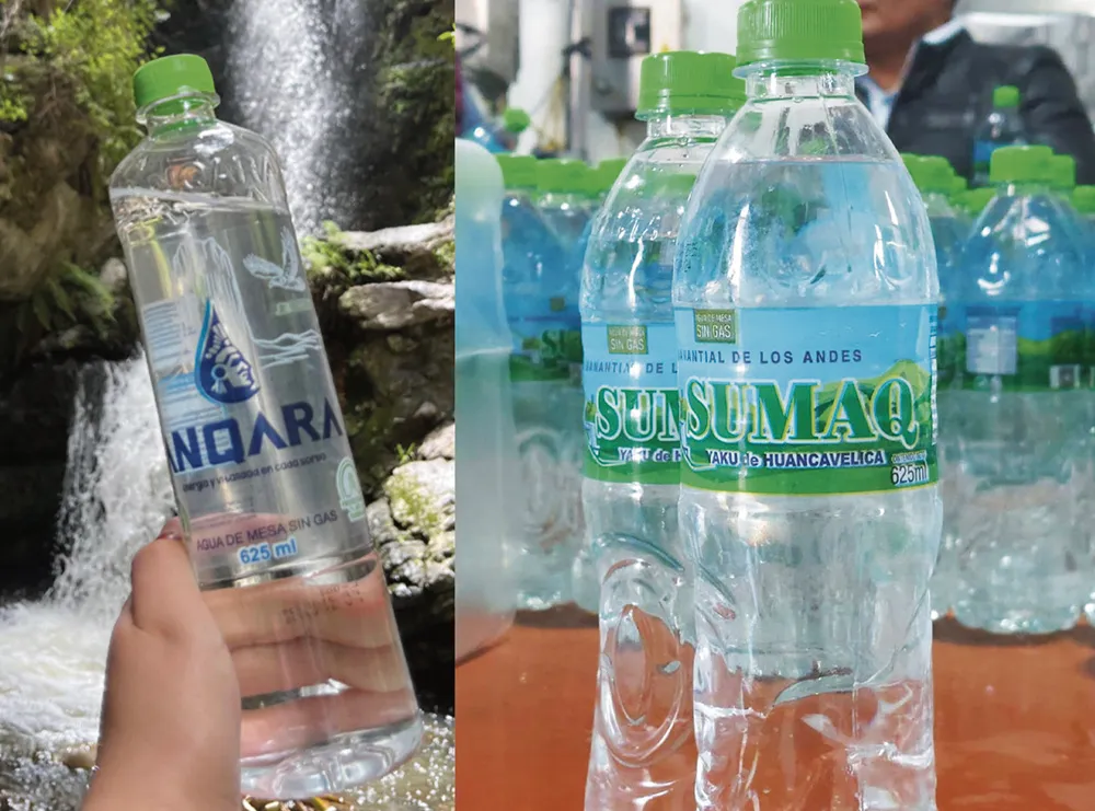 EMPRENDEDORES: NUEVAS MARCAS DE AGUA EMBOTELLADA HECHAS EN HUANCAVELICA