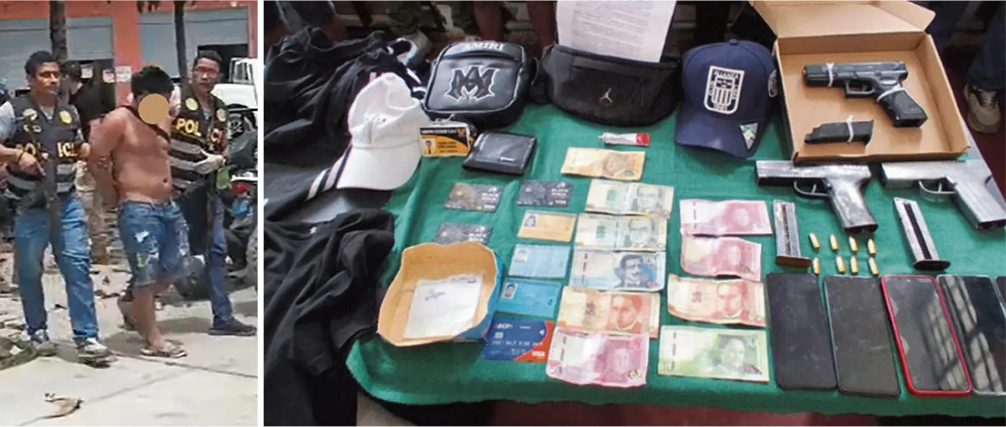 POR ROBO AGRAVADO DE DOMICILIO: POLICÍA DESARTICULA BANDA CRIMINAL “LOS FARAONES DE SANGANI”