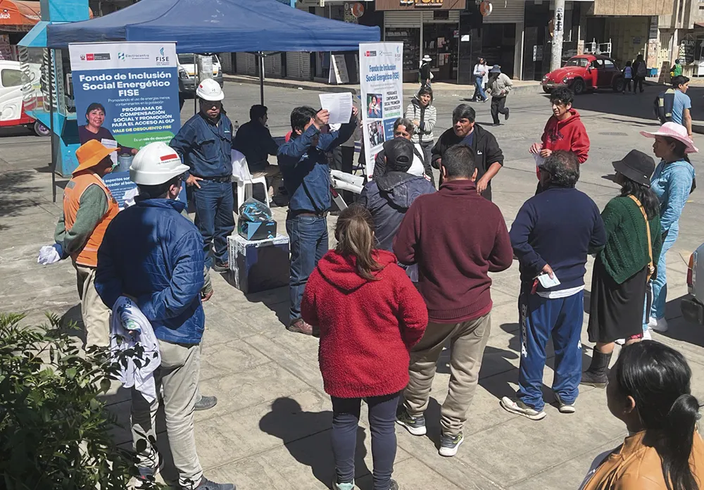 ATENCIÓN PERSONALIZADA: CARAVANA DE ENERGÍA DE ELECTROCENTRO EN SAPALLANGA