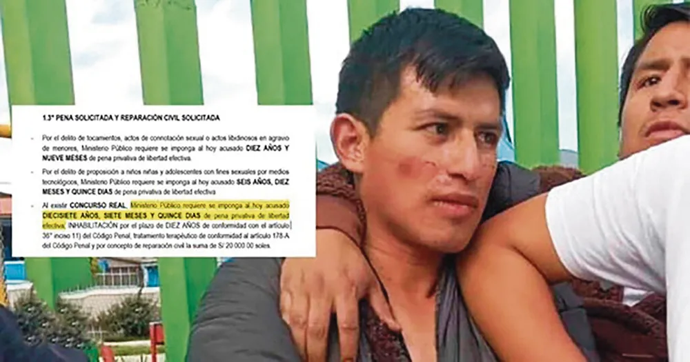 POR DELITOS SEXUALES: FISCALÍA PIDE 17 AÑOS DE PRISIÓN PARA REGIDOR DE EL TAMBO