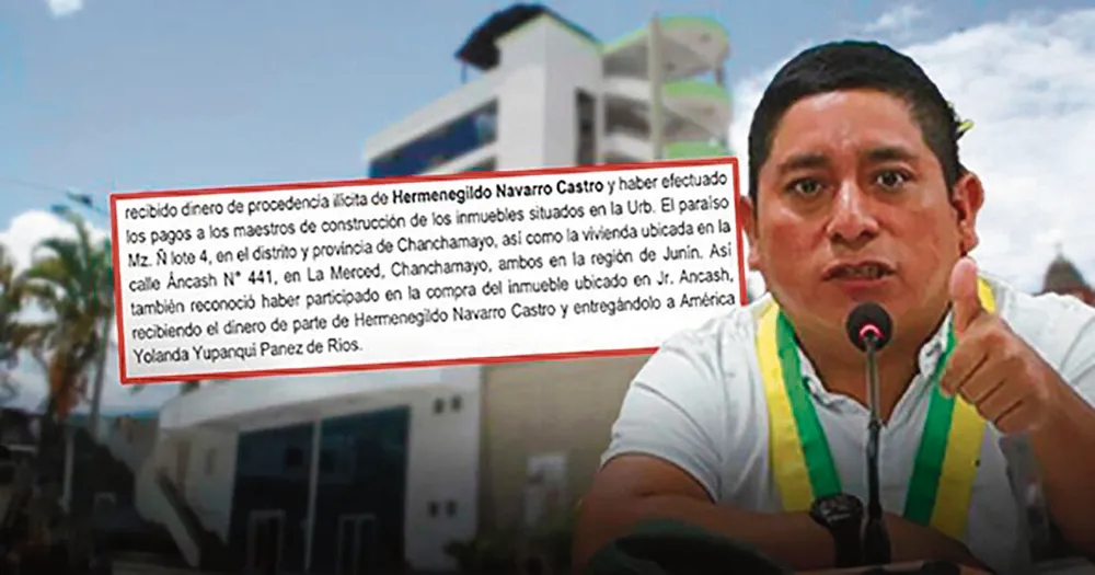 DELATOR CONFIESA: RECIBIÓ DINERO ILÍCITO DEL ‘CUMPA’ NAVARRO