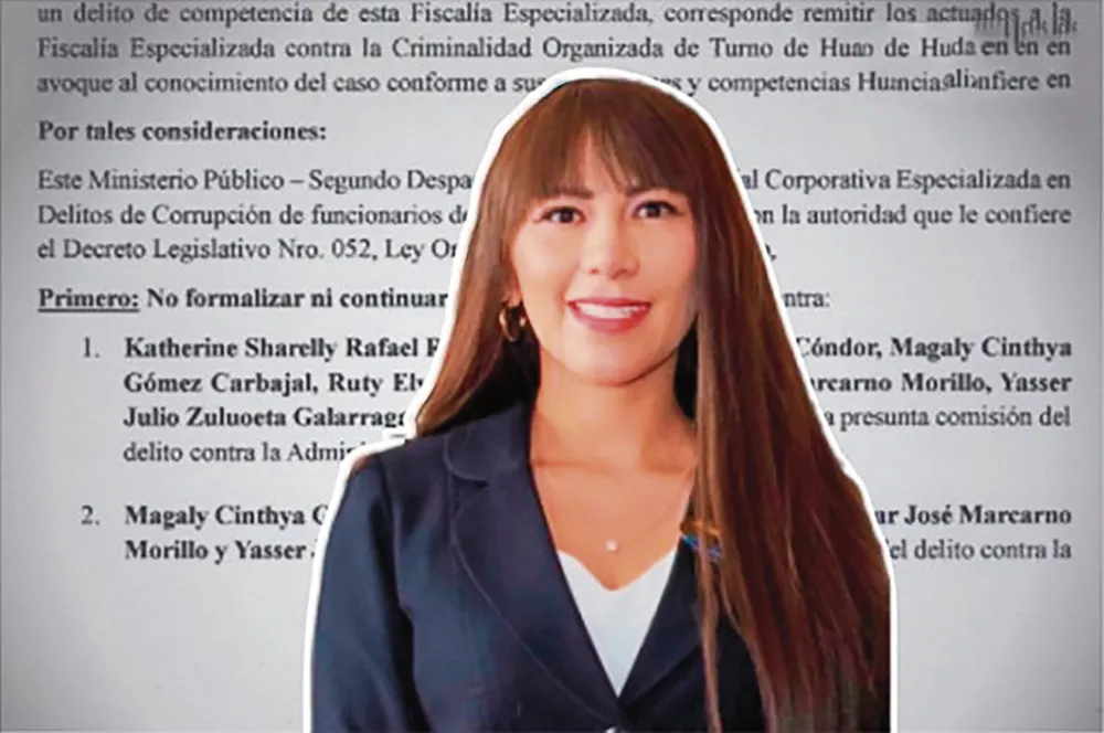FISCALÍA QUE INVESTIGA A KATHERINE RAFAEL: NO HALLA ELEMENTOS EN NINGUNO DE LOS 4 DELITOS