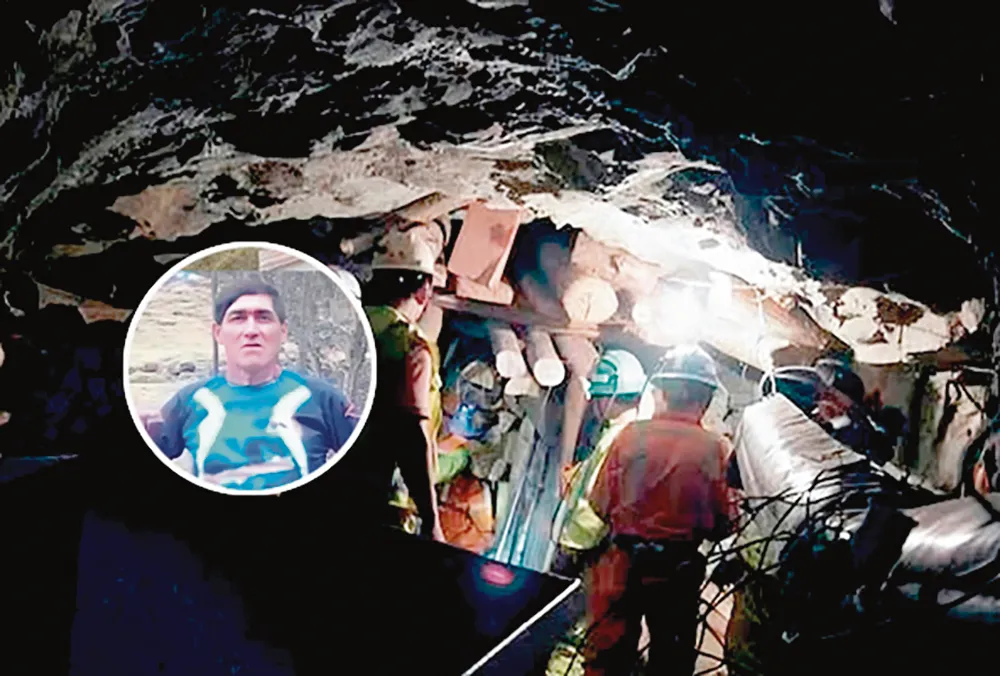 TRAGEDIA EN PASCO: MUERE AL COLAPSAR ROCAS DE UNA MINA
