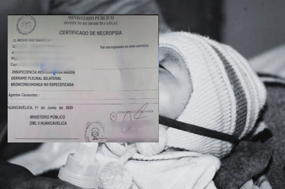 HUANCAVELICA: NIÑA DE 03 AÑOS PRIMERA VÍCTIMA DE NEUMONÍA 2025