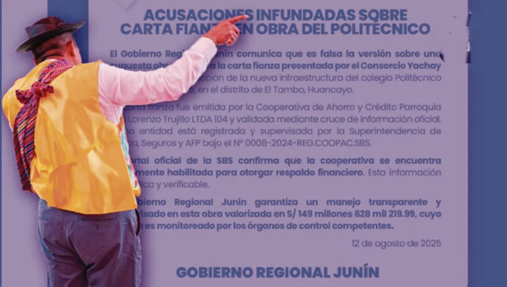COOPERATIVA QUE ENTREGÓ CARTA FIANZA DEL POLITÉCNICO: NO SE ENCUENTRA EN LA LISTA AUTORIZADA POR LA SBS