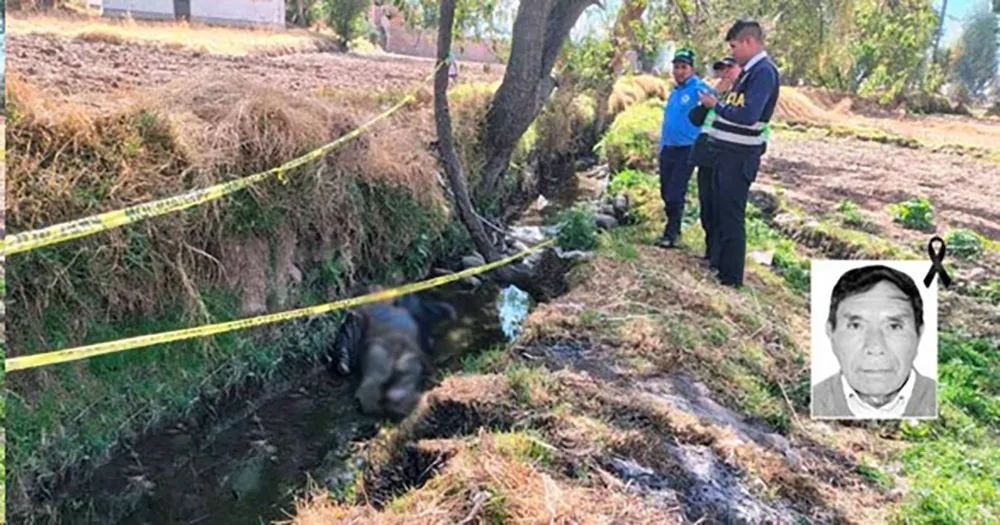 DESPUÉS DE 6 DÍAS: ESPOSA RECONOCE CADÁVER HALLADO EN CANAL DE CHUPACA