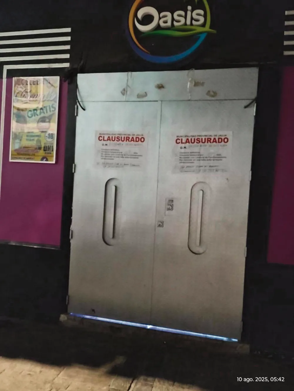 EN OPERATIVO INOPINADO: CLAUSURAN DISCOTECAS EN JAUJA