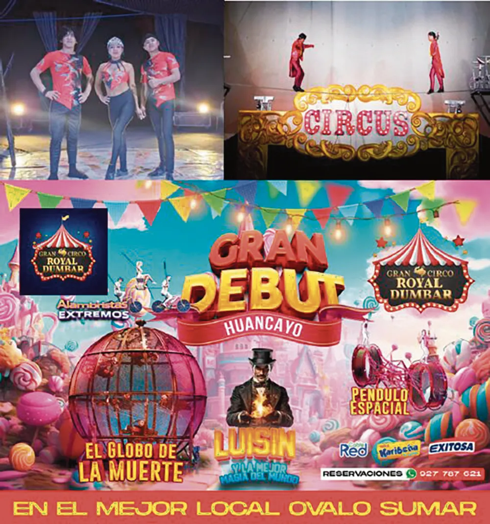 EN CIRCO ROYAL DUMBAR: LLEGARON DOS ESPECTACULARES MUCHACHOS DEL ECUADOR