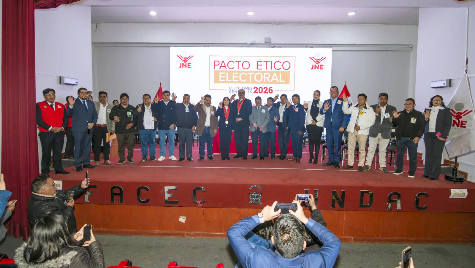 15 PARTIDOS POLÍTICOS DE PASCO SUSCRIBIERON pacto etico