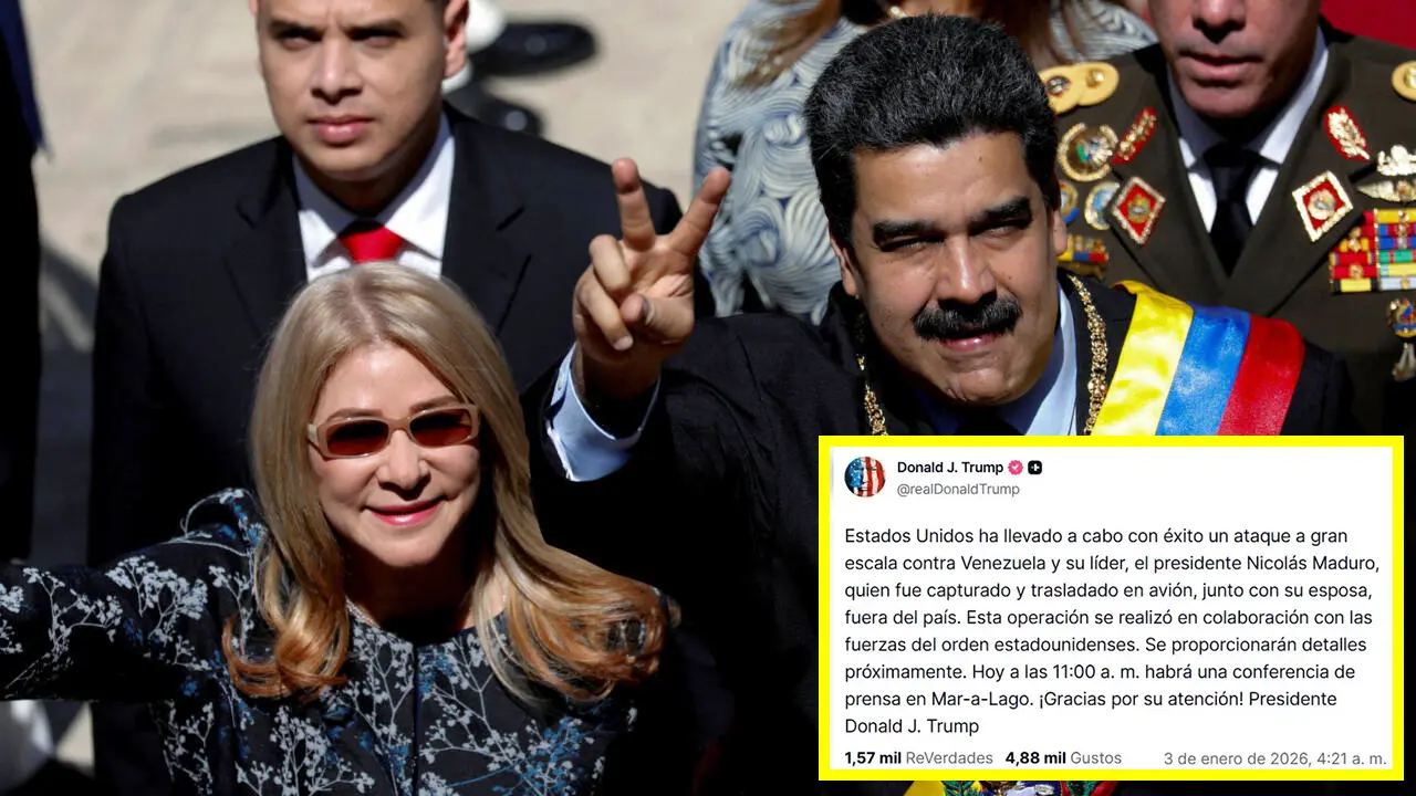 capturan a maduro y esposa