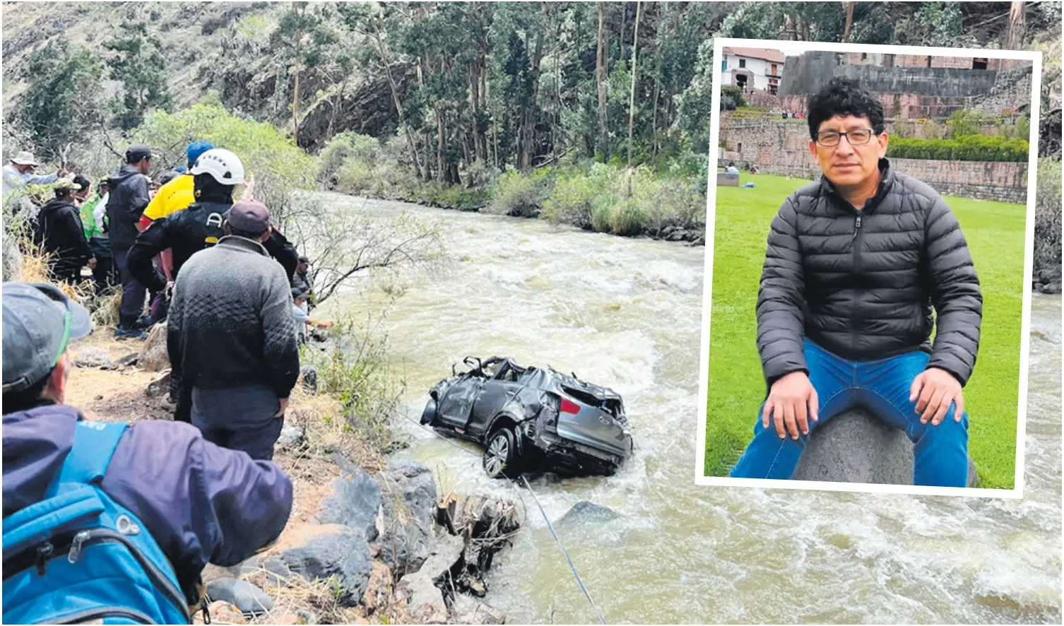 FAMILIARES Y AMIGOS: PIDE CONTINUAR BÚSQUEDA DE LOS RESTOS DE JORGE CABEZAS QUE CAYÓ AL RÍO CAÑETE
