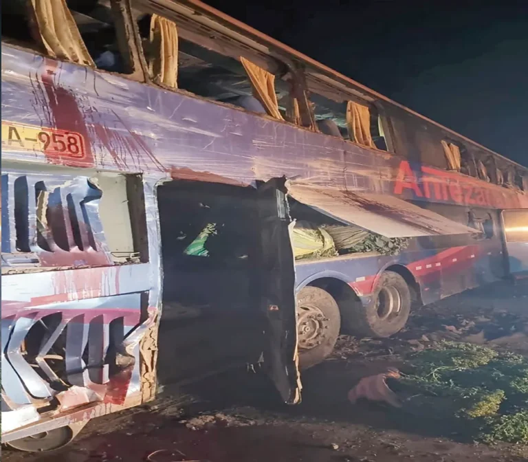 EN VÍA LIBERTADORES: DOS MUERTOS Y VARIOS HERIDOS EN ACCIDENTE DE BUS ANTEZANA