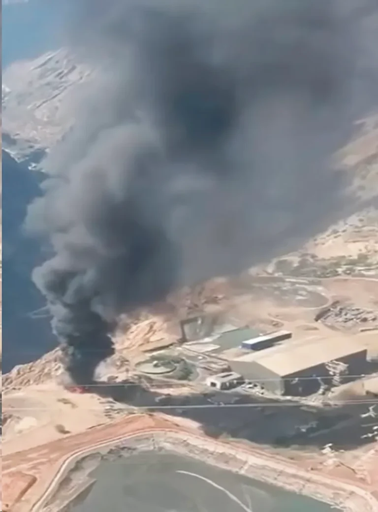 SAN PEDRO DE CORIS: INCENDIO EN PLANTA PROCESADORA DE OCP