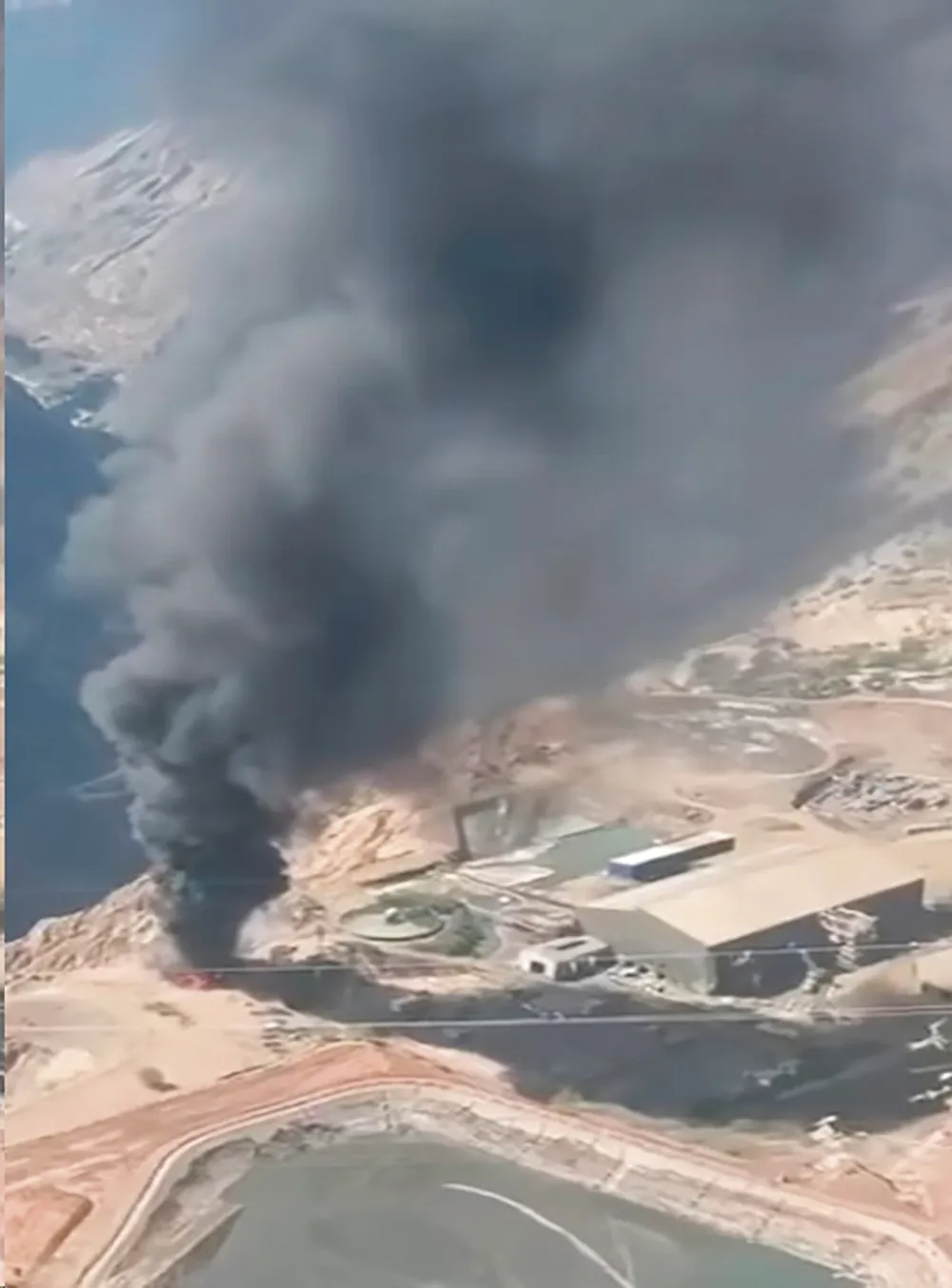 SAN PEDRO DE CORIS: INCENDIO EN PLANTA PROCESADORA DE OCP
