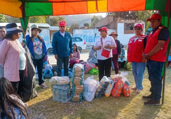 FONCODES BRINDA APOYO HUMANITARIOPOR SISMO EN SAN JUAN DE ISCOS
