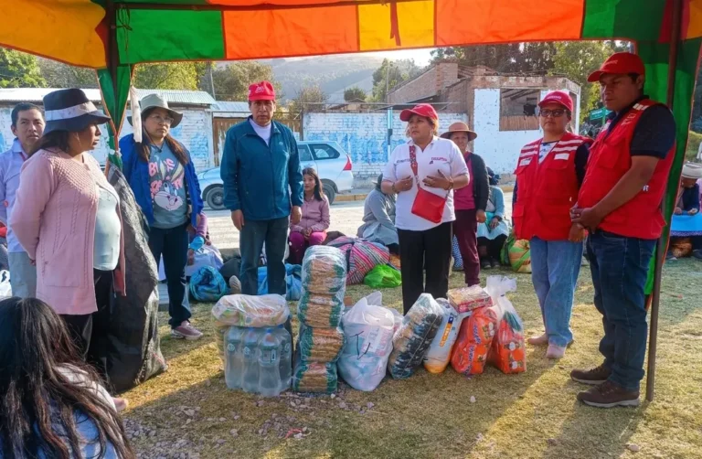 FONCODES BRINDA APOYO HUMANITARIOPOR SISMO EN SAN JUAN DE ISCOS