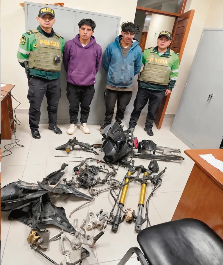 EN CHURCAMPA: “LOS DESMANTELADORES DE CHONTA” SON DETENIDOS