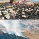 HUANCAVELICA: INCENDIO FORESTAL ARRASA PASTIZALES