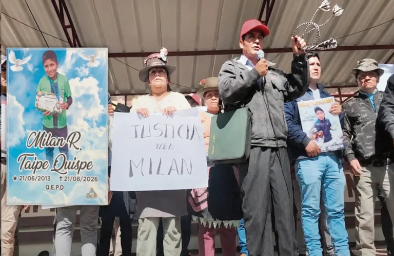 PIDEN JUSTICIA: ESCOLAR MILAN ERA DE HUANCAVELICA