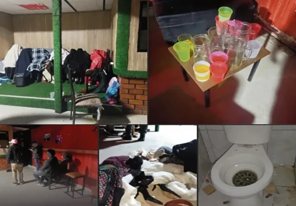 CON FACHADA DE COCHERA: FUNCIONABA PROSTÍBULO CLANDESTINO EN CENTRO