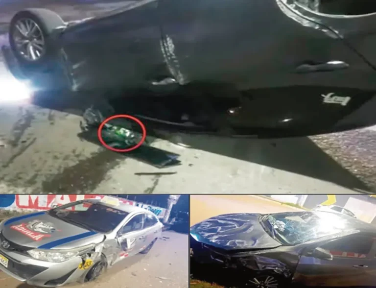 ACCIDENTE DE TRÁNSITO: DEJA UN AUTO VOLCADO Y UN HERIDO EN JIRÓN SAN LUCAS