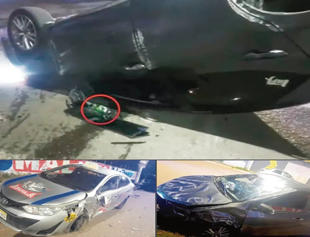 ACCIDENTE DE TRÁNSITO: DEJA UN AUTO VOLCADO Y UN HERIDO EN JIRÓN SAN LUCAS
