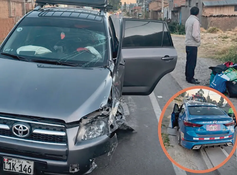 CHOQUE CAMIONETA Y AUTOMOVIL: DEJA VARIOS HERIDOS EN LA CARRETERA CENTRAL