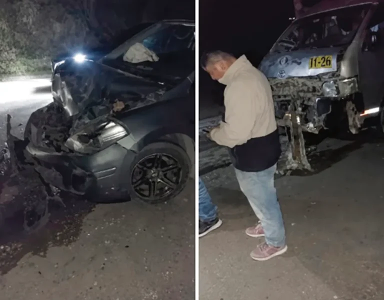 CHOQUE DE AUTO Y COMBI: GENERA ALARMA DE FUGA DE GAS EN SUBIDA A HUÁCHAC