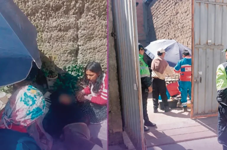 EN BARRIO PISHUPYACUN: MUJER CAE DEL SEGUNDO PISO, SERENOS FRUSTRAN OTRO INTENTO