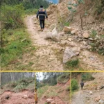 CHACAYÁN: DERRUMBE BLOQUEA TROCHA CARROZABLE