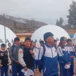 NUEVO LOCAL ESCOLAR: COLEGIO DE CHONGOS BAJO ESTRENA SEIS AULAS TIPO DOMO