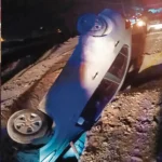 YURAJHUANCA: AUTO CAE A ZANJA Y DEJA VARIOS HERIDOS