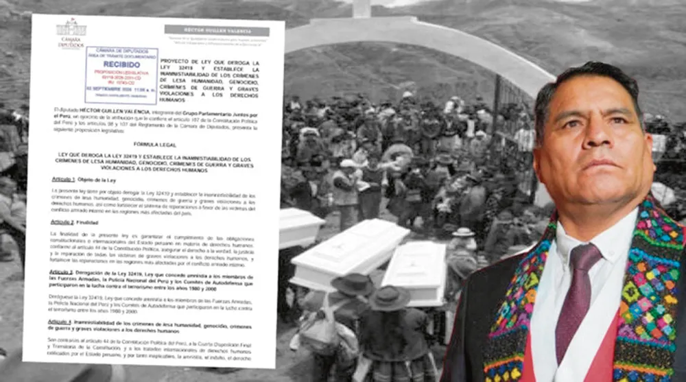 PRESENTAN PROYECTO: PARA DEROGAR LEY QUE CONCEDE AMNISTÍA A MILITARES Y POLICÍAS