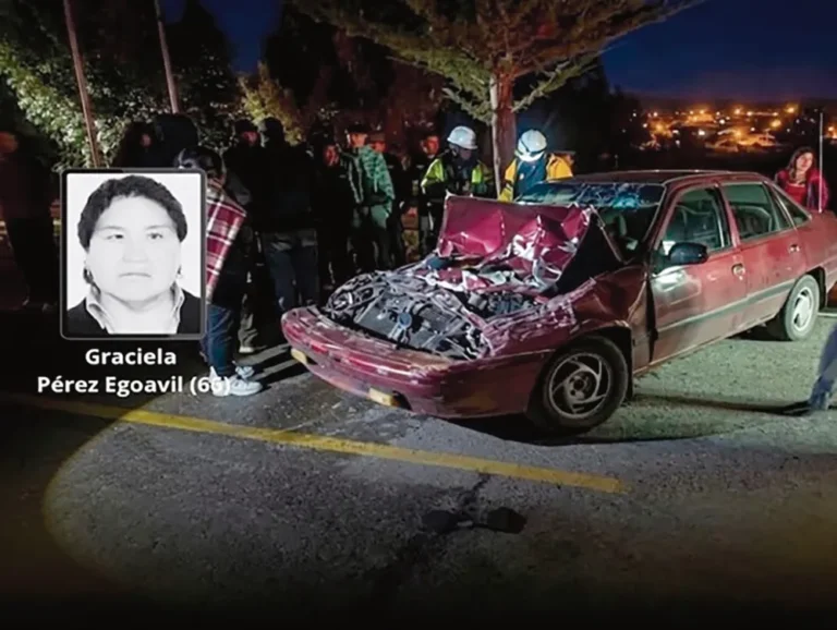 CHOQUE FRONTAL EN VIA CENTRAL: DEJA UNA MUJER FALLECIDA Y GRAVEMENTE HERIDO A DIRIGENTE