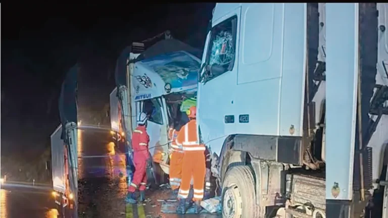 CHOQUE FRONTAL: DEJA UN MUERTO Y DOS HERIDOS GRAVES EN CARRETERA CENTRAL