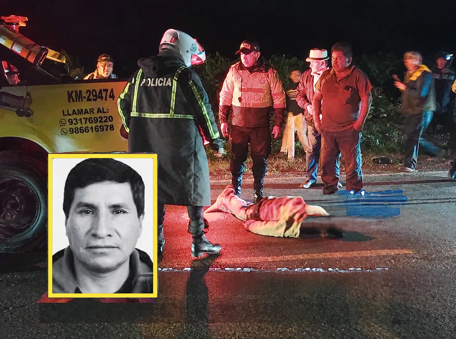 CONOCIDO AGRICULTOR MUERE: FUE ATROPELLADO POR AUTO EN LA CARRETERA CENTRAL