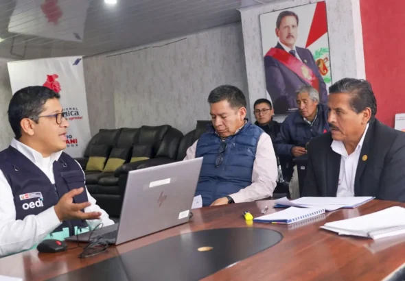 GOBIERNO REGIONAL DE HUANCAVELICA DESEA DEJAR ENCAMINADO MEJORAMIENTO DE 12 CENTROS DE SALUD TRAS REUNIÓN CON OEDI