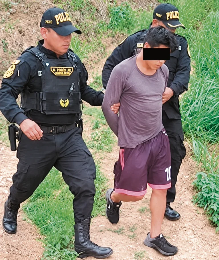 POLICIA DE SATIPO: DETIENE A JOVEN POR PRESUNTO FEMINICIDIO