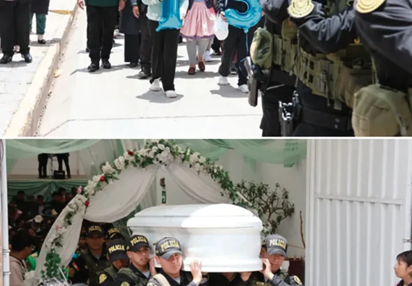HUANCAVELICA: POLICÍAS DONAN ATAÚD A FAMILIA DE FALLECIDA