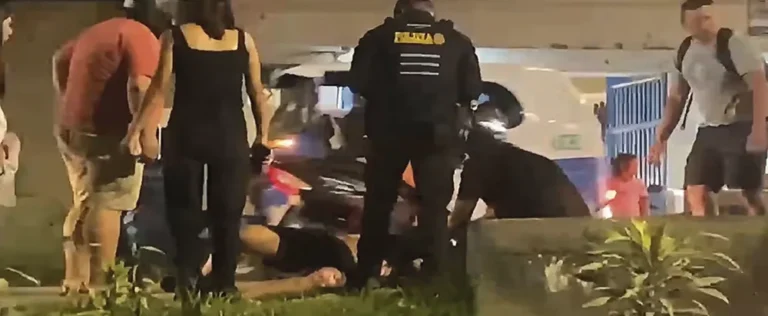 CHOQUE EN SAN RAMÓN: MOTOCICLISTA EBRIO INVADE CARRIL Y COLISIONA CON AUTO