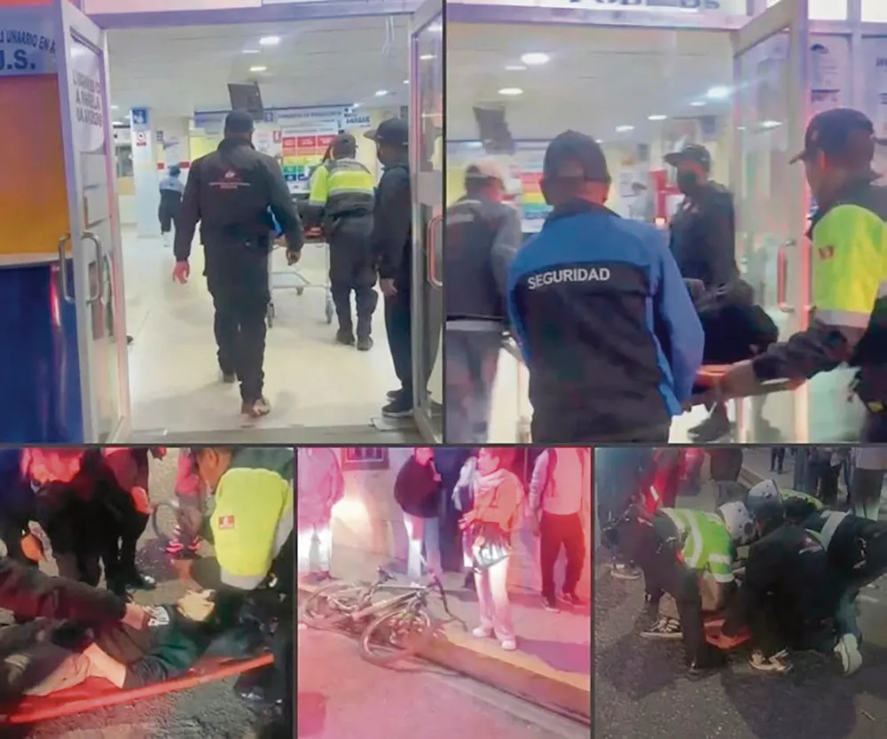 TRAS DESPISTE EN ATAURA: MOTOCICLISTA SUFRE DOBLE FRACTURA EXPUESTA