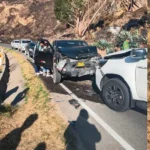 CHOQUE FRONTRAL: DEJA CUATRO HERIDOS EN LA CARRETERA CENTRAL