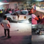 ACCIDENTE EN PICHANAQUI: PATRULLERO POLICIAL ATROPELLA A MOTOTAXI Y POBLADORES INTENTAN LINCHAR A EFECTIVO EBRIO