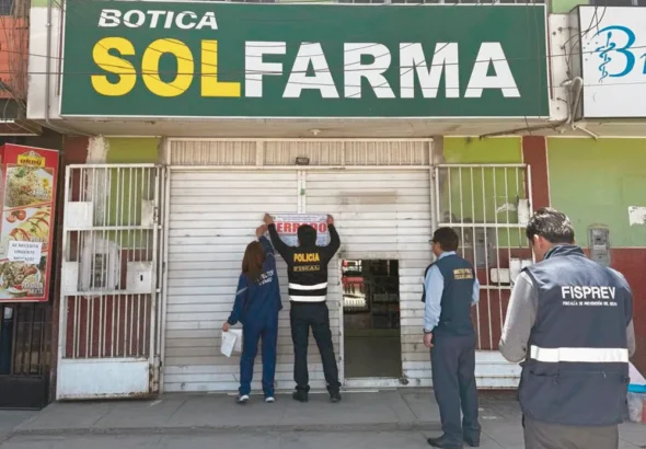 DIRESA JUNÍN DISPONE CIERRE: DE ESTABLECIMIENTO FARMACÉUTICO POR INCUMPLIR NORMAS SANITARIAS
