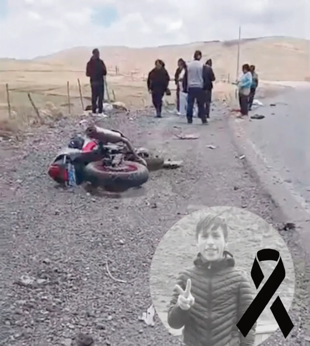 YANAHUANCA-PASCO: CHOQUE FRONTAL DEJA A MOTOCICLISTA FALLECIDO