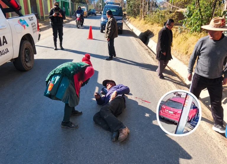 CAMIONETA EMBISTE A ALBAÑIL: LEJOS DE AUXILIAR SE DIO A LA FUGA EN JULCÁN
