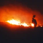 COCHAMARCA: CLAMAN POR APOYO ANTE VORAZ INCENDIO FORESTAL